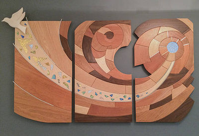 Wall mural by Mark Carroll - search and link Sculpture with SculptSite.com