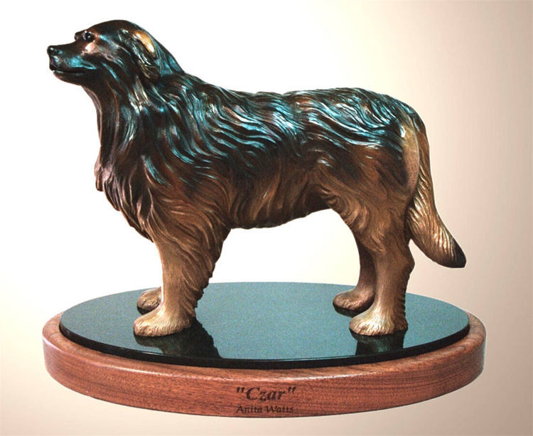 Leonberger - CZAR by Anita Watts - search and link Sculpture with SculptSite.com