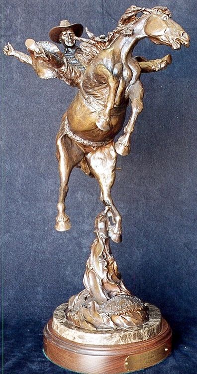 Legends of Rodeo - Jack Buschbom, Wild and Wicked by Edd Hayes - search and link Sculpture with SculptSite.com