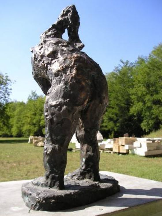 Inner Strength - the Untrodden Path by Eva Karcag - search and link Sculpture with SculptSite.com