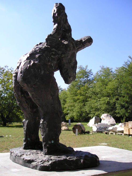 Inner Strength - the Untrodden Path by Eva Karcag - search and link Sculpture with SculptSite.com